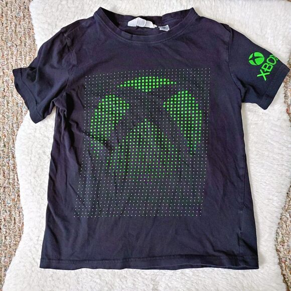 Lot Of 2 Youth T-Shirts Apple Rainbow Skull Crossbones X-Box Size 8/10 Medium - Picture 6 of 12